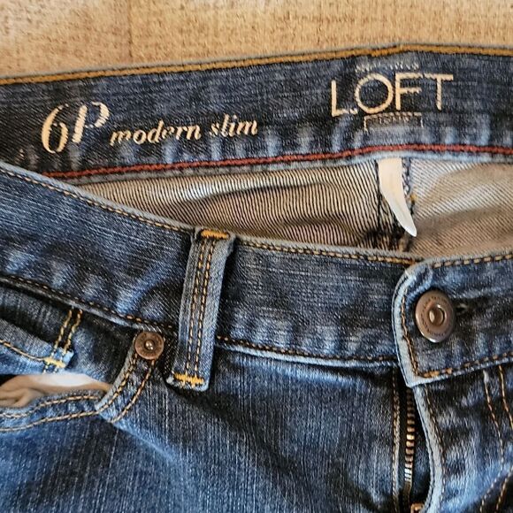 Loft skinny jeans size 6 P - Picture 2 of 7